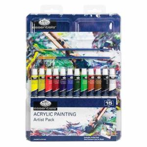 Royal & Langickel Essentials Artist Acrylic Paint Pack- (15pc) RD555