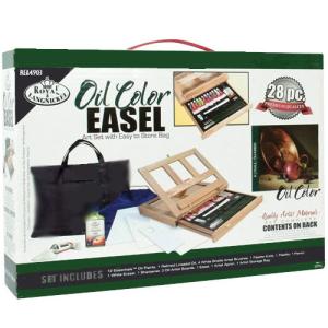 Royal Langnickel Essentials Oil Painting Easel Art Set with Easy to Store Bag (REA4903)