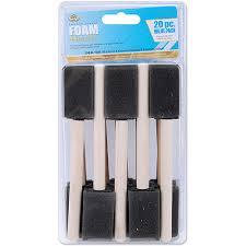 Royal Langnickel Crafters Choice1" Poly Foam Brush Wooden Handle Set 20 pieces