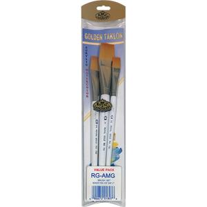 Royal Langnickel Royal Gold Brush Set - (3 Pack) Glaze Wash
