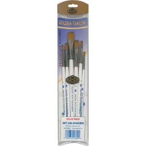 Royal Langnickel Royal Gold Brush Set - (6 Pack) Shader