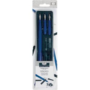 Royal Langnickel Essentials Calligraphy Fountain Pen Art Set - (8 Pieces)  RSET-ART2611