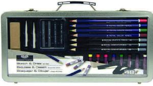 Royal Langnickel Essentials Large Window Sketch & Draw Art Set - 48pc  RSET-ART2803