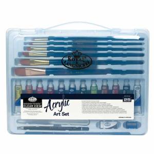 Essentials Large Clearview Acrylic Art Set- 25pc