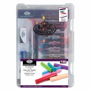 Essentials Mini Clearview Oil Pastel Art Set 18pc  RSET-ART3409