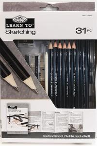 Royal Langnickel Essentials Learn to Sketching Art Set- 31pc RSET-LT252