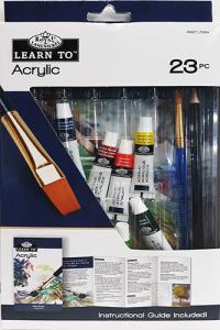 Royal Langnickel Essentials Learn to Acrylic Painting Art Set- 23pc RSET-LT254