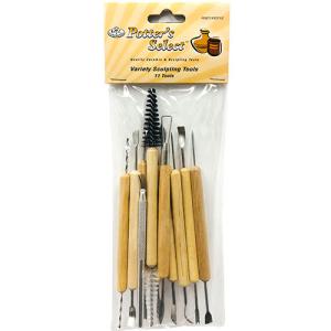 Royal Langnickel Potter's Select Variety Sculpting Tools - (11 Pieces)