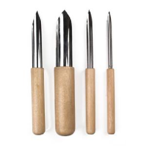 Royal Langnickel Potter's Select Semi-Round Hole Cutter Tool Set - (4 Piece) RSET-POT20