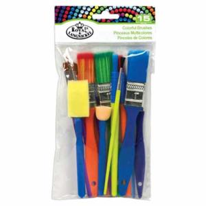 Royal Langnickel  Cool Art Colorful Brush Set-15ct RTN-132