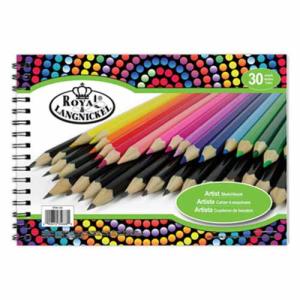 Royal Langnickel Cool Art 8.5x11.75 Spiral Sketchbook RTN-142