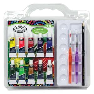 Royal Langnickel Cool Art Artist Acrylic Set - (15 Pieces) RTN-144