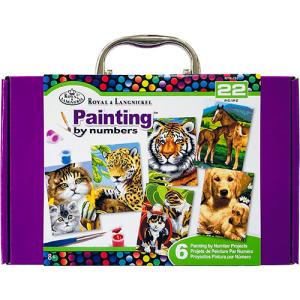 Royal Langnickel Cool Art Box Set - (22 Pieces) Painting by Numbers #1  RTN-202