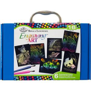 Royal Langnickel Cool Art Box Set - (16 Pieces) Engraving Art  RTN-205