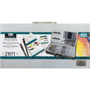 Royal Langnickel Essentials Zen Art Set - (50 Pieces) Mixed Media RZEN-MML4301