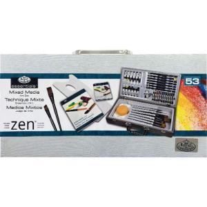 Royal Langnickel Essentials Zen Art Set - (53 Pieces) Mixed Media  RZEN-MMS7301