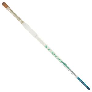 Royal Langnickel Soft-Grip Red Sable Brush - Short Handle, Bright #8