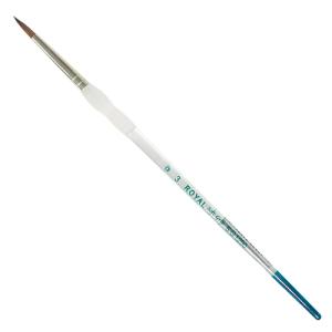 Royal Langnickel Soft-Grip Red Sable Brush - Short Handle, Round #3