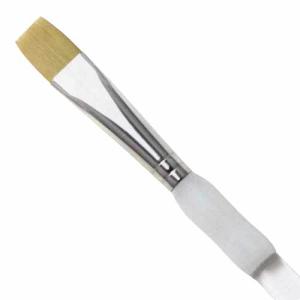 Royal Langnickel Soft-Grip Golden Taklon Brush - Short Handle, Shader #6
