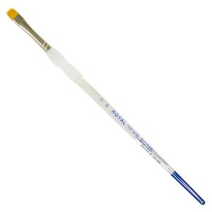 Royal Langnickel Soft-Grip Gold Taklon Brush - Short Handle, Shader #6