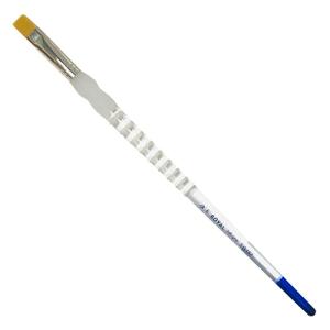 Royal Langnickle Soft-Grip Golden Taklon Brush - Long Handle, Bright #6