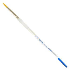 Royal Langnickel Soft-Grip Gold Taklon Brush - Short Handle, Round #5