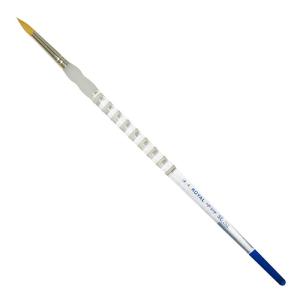 Royal Langnickle Soft-Grip Golden Taklon Brush - Long Handle, Round #4