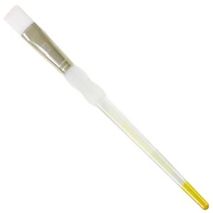 Royal Langnickel Soft-Grip White Taklon Brush - Short Handle, Bright #8