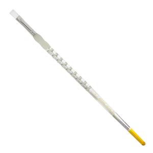 Royal Langnickel Soft-Grip White Taklon Brush - Long Handle, Flat #2