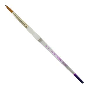 Royal Langnickel Soft-Grip Synthetic Sable Brush - Short Handle, Round #8