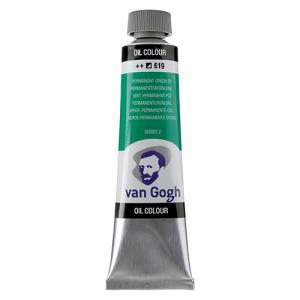 Royal Talens Van Gogh Oil Colour - (1.4oz/40ml) Permanent Green Deep