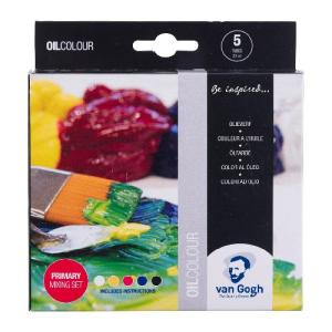 Royal Talens Van Gogh Oil Colors 1.35oz/40ml  Primary Mixing Set (5 Pack)