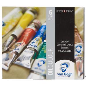Royal Talens Van Gogh Oil Colors 0.7oz/20ml - Starter Set (6 Pack)