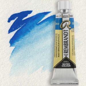 Royal Talens Rembrandt Watercolour - (0.3oz/10ml) Cerulean Blue Phthalo