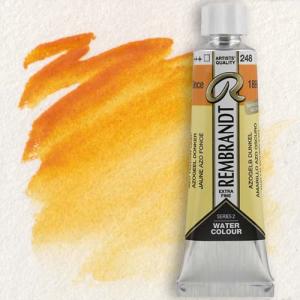 Royal Talens Rembrandt Watercolour - (0.6oz/20ml) Azo Yellow Deep 248