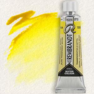 Royal Talens Rembrandt Watercolour - (0.6oz/20ml) Transparent Yellow Medium 272