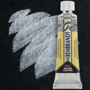 Royal Talens Rembrandt Watercolour - (0.6oz/20ml) Interference White 843