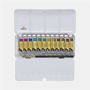 Rembrandt Professional Watercolor Tube Set / Metal Tin  -12x10ml -Granulating    05830192