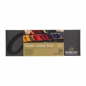 Rembrandt Professional Watercolor Pans Set / Metal Tin  - 24 pans  05838624