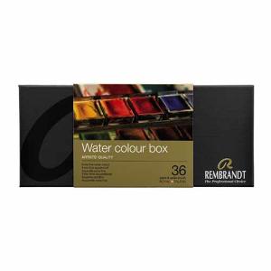 Rembrandt Professional Watercolor Pans Set / Metal Tin  - 36 pans  05838636