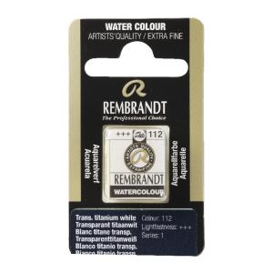 Rembrandt Professional Watercolor Half Pan -112 Transparent Titanium White