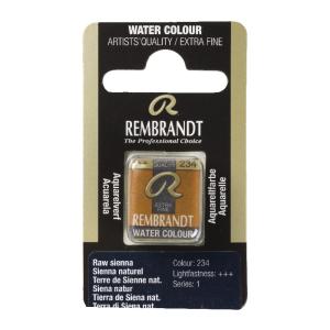 Rembrandt Professional Watercolor Half Pan -234 Raw Sienna