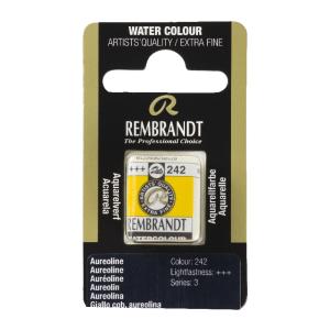 Rembrandt Professional Watercolor Half Pan -242 Aureoline
