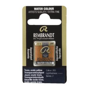 Rembrandt Professional Watercolor Half Pan -265 Transparent Oxide Yellow