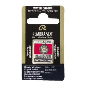 Rembrandt Professional Watercolor Half Pan -331 Madder Lake Deep