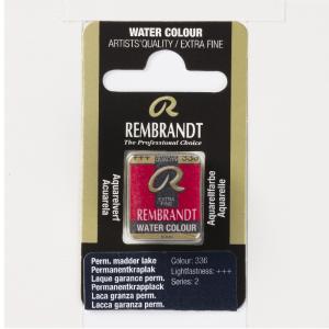 Rembrandt Professional Watercolor Half Pan -336 Permanent Madder Lake