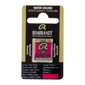 Rembrandt Professional Watercolor Half Pan -365 Quinacridone Red Violet