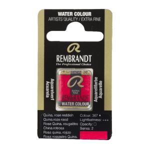 Rembrandt Professional Watercolor Half Pan - 367 Quinacridone Rose Reddish