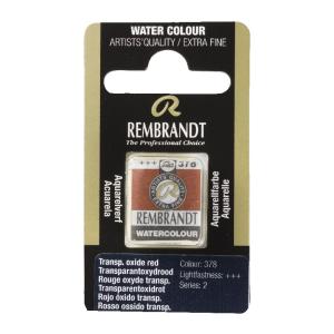 Rembrandt Professional Watercolor Half Pan - 378 Transparent Oxide Red