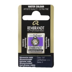 Rembrandt Professional Watercolor Half Pan - 507 Ultramarine Violet